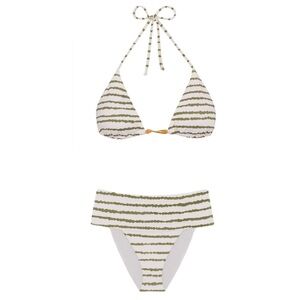 Vix Mandy Tri Top & Jessica Hot Pant Bottom in Borea